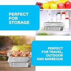 MontoPack 8” Disposable Aluminum Foil Square Baking Pans | 8 x 8 Cake Pan Tin - Image 6