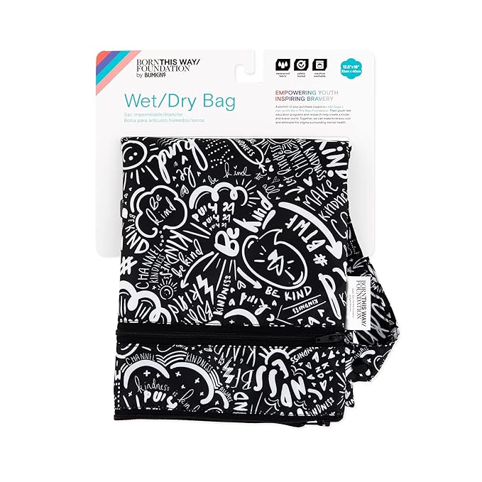 Bumkins Waterproof Wet Dry Bag for Baby, Swim Suit, Cloth Diapers, Pump Parts - Image 6