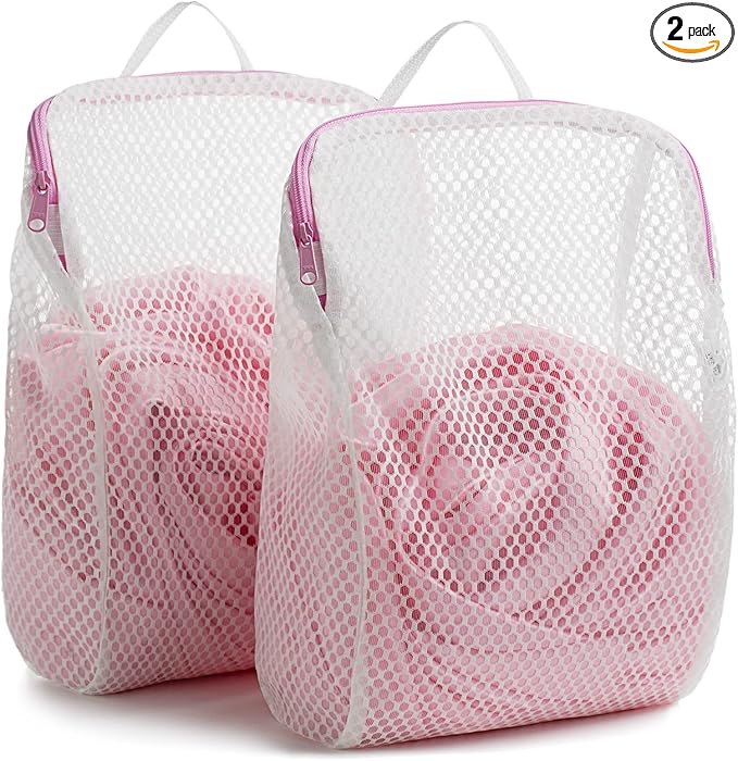 COMLIFE Set of 2 Delicates Honeycomb Mesh Laundry Bag, Use YKK Zipper, by COMLIFE