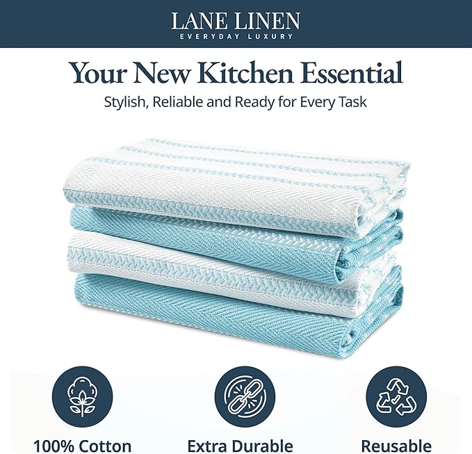 LANE LINEN Kitchen Towels Set - Image 3