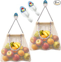 Durable Reusable Hanging Storage Mesh Bags by TAMALL