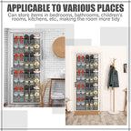 Windyun 40 Over The Door Shoe Organizer, Large Mesh Pocket Hanging Shoe Rack - Image 6