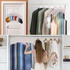3 Pack Legging Organizer for Closet Hanging, Pants Hangers - Image 7