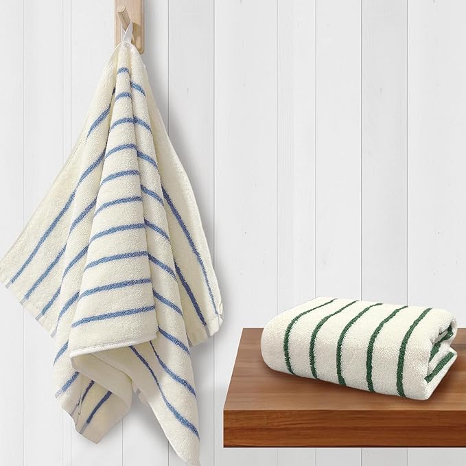 VOOVA & MOVAS Stripe Hand Towels by VOOVAMOVAS