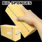 Car Wash Sponges, 5 Pack, Extra Soft Coral, Scratch Free, 8.3x4.38x2.8 inches - Image 4