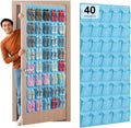 40-Pocket Over the Door Shoe Organizer by Unknown
