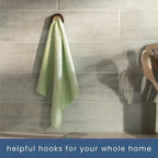 S&T INC. Round Adhesive Push Towel Hooks - Image 6