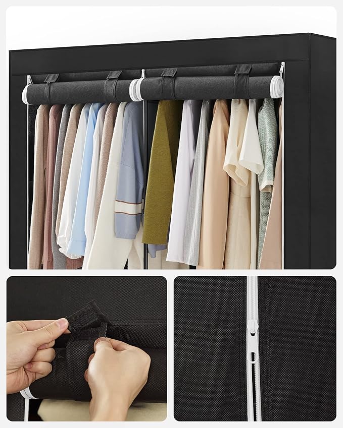 SONGMICS Portable Closet, Wardrobe Closet Organizer - Image 7