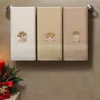 3 Pcs Mini Baby Highland Cow Hand Towels - Image 4