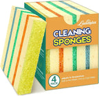4 Pack Scrub Sponge by LAUNDRYLUX