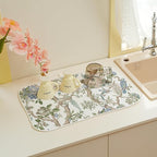 Chinoiserie Dish Drying Mat 18x24 Inches - Image 2