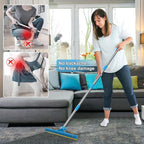 3 in 1 Carpet Rake for Pet Hair Removal, Reusable Pet Hair Remover Broom - Image 3