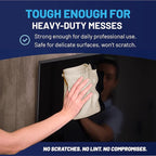 MW Pro Multi-Surface Microfiber Towel – Sand, Tan 12 Pack |16"x16" Premium - Image 6