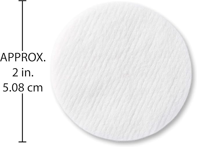 Medline Simply Soft Cotton Rounds, 100% Cotton Absorbent and Textured Cotton - Image 4