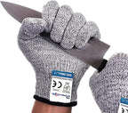 Dowellife Cut Resistant Gloves Food Grade Level 5 Protection, Safety Kitchen by Dowellife