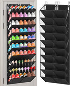 20-30 Pairs Over the Door Shoe Organizer, 10-Tier Door Shoes Rack, Handing by UVIAHOMIHOMEORGANIZER