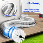 Holikme 30 Feet Dryer Vent Cleaner Kit, Flexible Lint Brush - Image 2