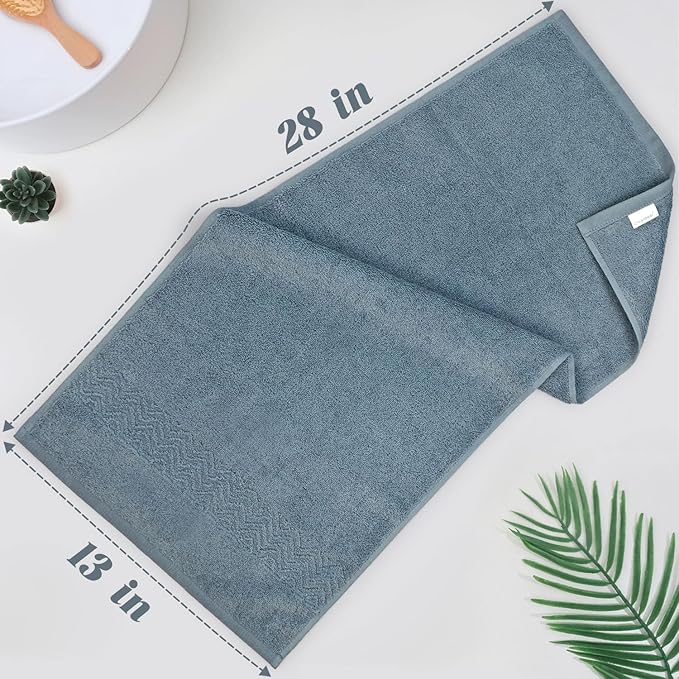 Cleanbear Hand Towel for Bathroom, 100% Cotton, Quick Dry & Lightweight Hand - Image 2