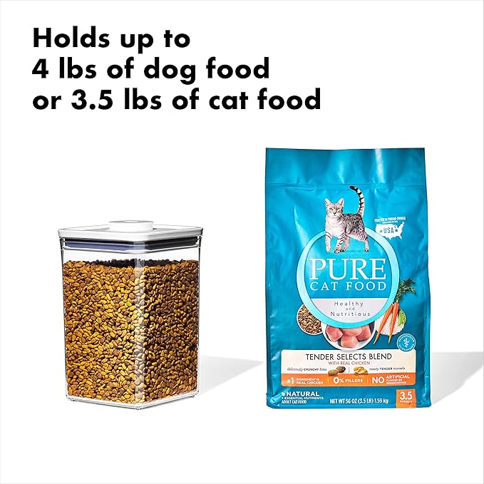 OXO Good Grips Pet POP Container – 4.4 Qt/4.2 L - Image 3
