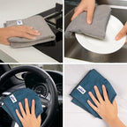 MR.SIGA Microfiber Cleaning Cloth, Size: 13.8" x 15.7" - Image 4