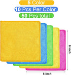 Tanlade Microfiber Cleaning Cloth Cleaning Rags Reasonable Kitchen Towels - Image 2