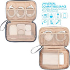 NISHEL Travel Cord Organizer Case, Double Layers Tech Electronic Bag, Essentials - Image 2