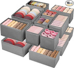 Drawer Clothing Organizer 16-Pack, Fabric Folding Wardrobe Organizer, Can Store by WRRLORS