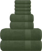 GLAMBURG Ultra Soft 8-Piece Towel Set by GLAMBURG