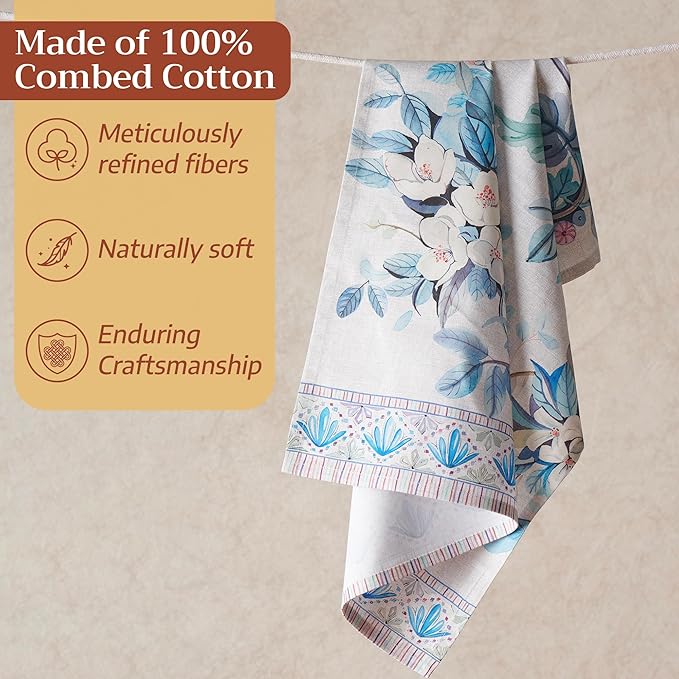 Maison d' Hermine Kitchen Towel 100% Combed Cotton Premium Set of 3 - Image 4