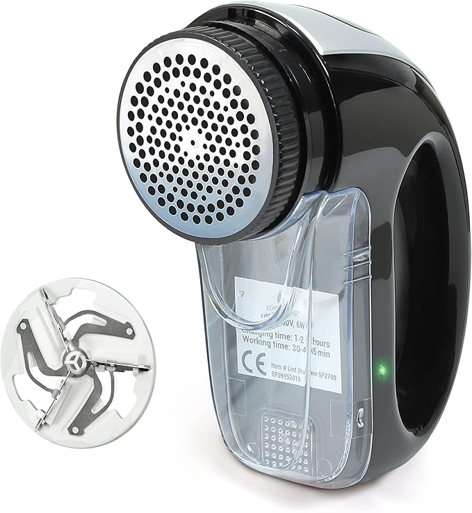 Fabric Shaver with Rechargeable Battery | Bonus Replacement Blade Included | by STARKFINE