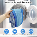 4 Pack Microfiber Cleaning Pad for Bona Mop Safe for Hardwood & Hard Surface - Image 6