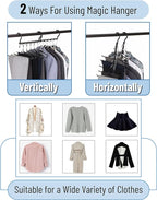 Mr. Pen- Space Saving Hangers, 8 Pack, Clothes Organizers, Shirt Hangers - Image 4