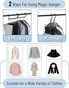 Mr. Pen- Space Saving Hangers for Clothes, Plastic Multi Clothes Hangers Space - Image 4