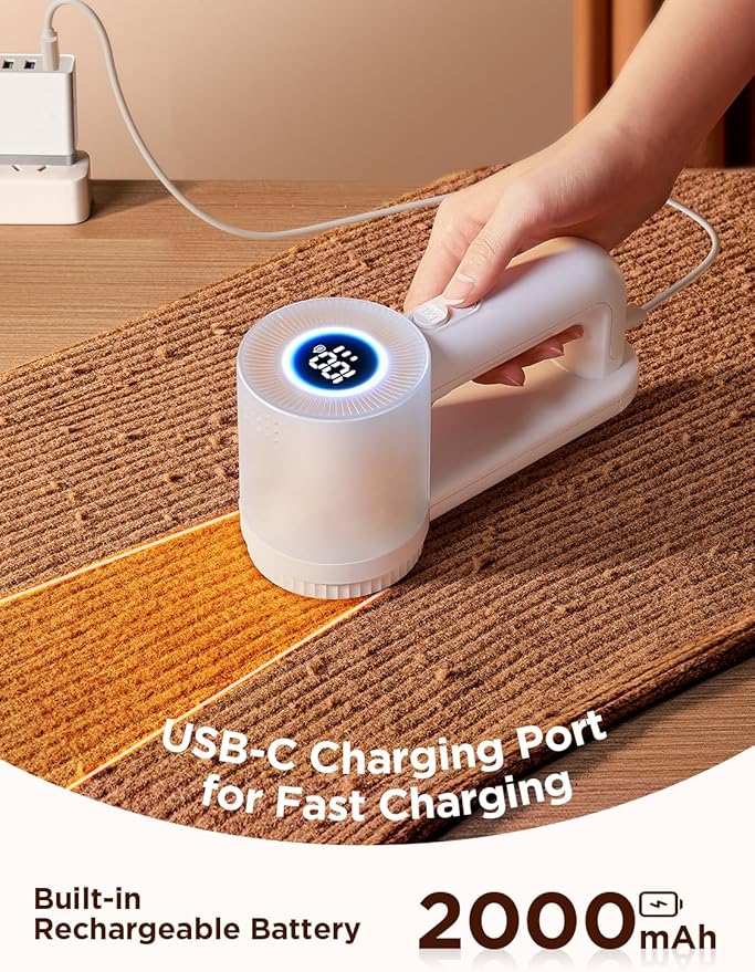 Rechargeable Fabric Shaver, Lint Remover - Image 4