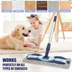 Microfiber Mops for Hardwood Floor Cleaning: MEXERRIS Flat Floor Mop - Image 5
