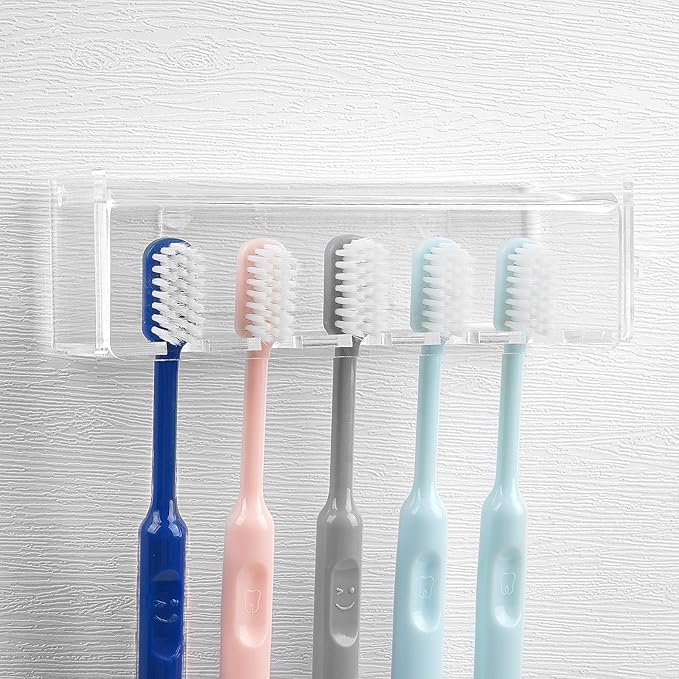 5 Slots Wall Mount Toothbrush Holder - Image 5
