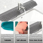 Kitchen Sink Faucet Mat, 90° Foldable Faucet Mat - Image 4