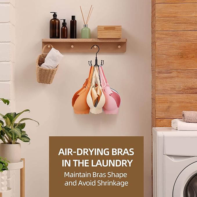 ZEDODIER Belt Hanger, Rotatable Belt Rack Closet Accessories Organizer - Image 7