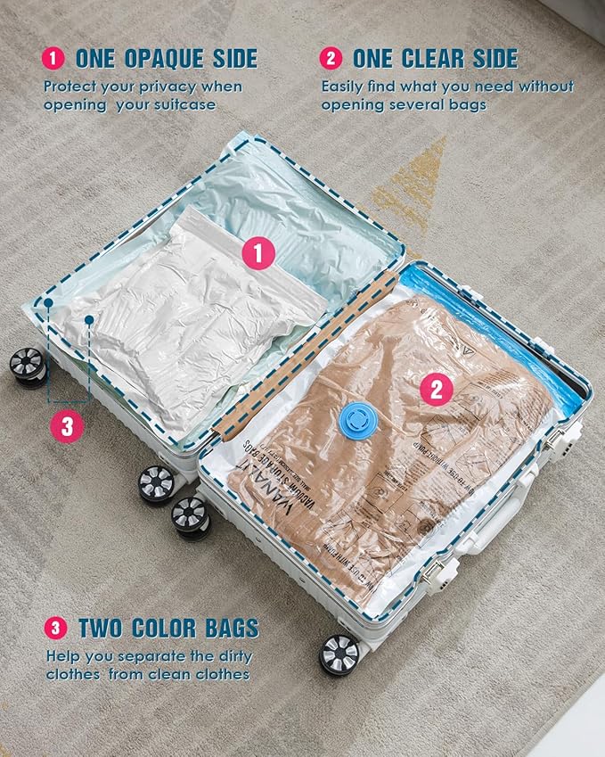 Travel Vacuum Storage Bags - Image 2