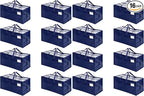VENO 16 Pack Moving Bags w/Backpack Straps, Heavy Duty, Moving Boxes Alternative by Veno