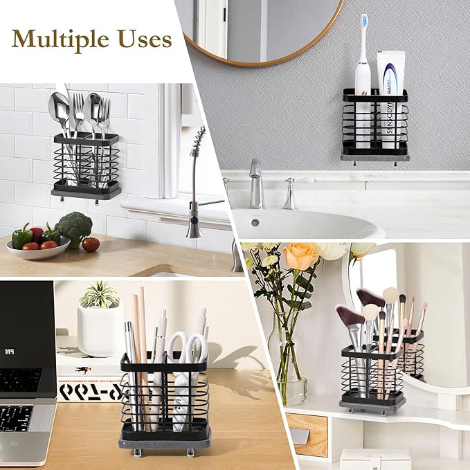 Shinowa Fast-Dry Wall Mounted Toothbrush Holder - Image 8