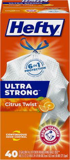 Hefty Ultra Strong Tall Kitchen Trash Bags by Hefty