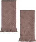 YoulerTex Luxury Decorative Hand Towels Bathroom: 2 Packs 14X30 100% Cotton by YoulerTex