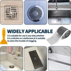 4 Inch x 33 FT Disposable Shower Drain Screen Self-Adhesive Stickers, - Image 5