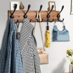 Coat Rack Wall Mount Wooden Hat Rack - Image 3