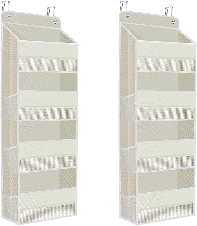 2 Pack Over The Door Organizer, Hanging Storage Organizer by SpaceHacks
