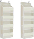 2 Pack Over The Door Organizer, Hanging Storage Organizer by SpaceHacks