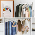 3 Pack Legging Organizer for Closet Hanging, Pants Hangers - Image 7