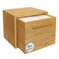 Luxe Bamboo Towel Container by WOWOTEX