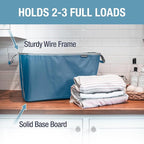CleverMade Collapsible Laundry Basket 2 Pack – 60L Foldable Clothes Hamper - Image 2